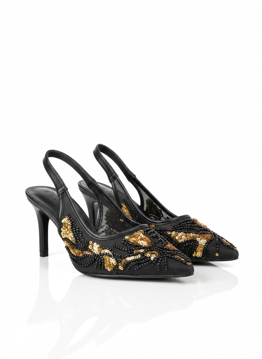Soulier sandales perlé